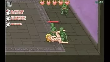تشغيل فتاة جميلة تمارس الجنس مع الرجال العفاريت في ليلة sb و elven knight لعبة هنتاي