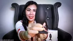 Play LOVENSE Remote-Controlled Latex Mistress Butt Plug Experience