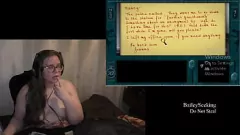 Play Brunette Tattooed BBW Bares All in Nasty Fetish Gaming Session - Part 6