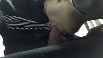 Play My friend wife suck my dick while he is on work